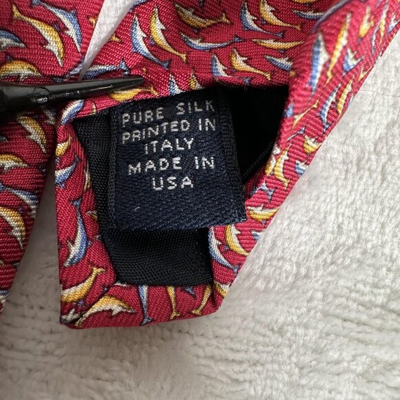 Brooks Brothers Makers Men Tie Silk Made in USA Printed in Italy W 3 7/8 L 59.5 - Picture 6 of 9